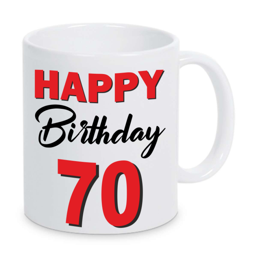 Geburtstag Happy Birthday 70